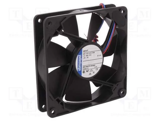 Ventilador: Dc, Transversal, 24vdc, 119x119x25mm, 170m3/H, 43dba