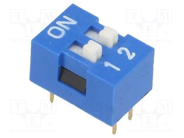 Interruptor: Dip-Switch, Quantidade de Sec&ccedil;&otilde;es: 2, On-Off, Pos: 2