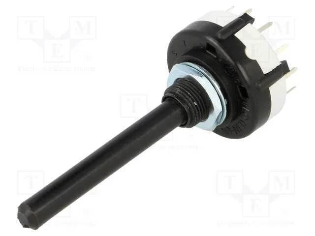 Interruptor: Girat&oacute;rio, Pos: 12, 0,15a/250vdc, 30, -30&divide;85c, 999mo