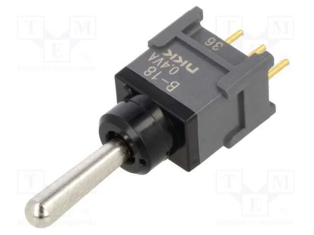 Interruptor: de Alavanca, Pos: 3, Sp3t, (On)-Off-(On), 0,1a/28vac