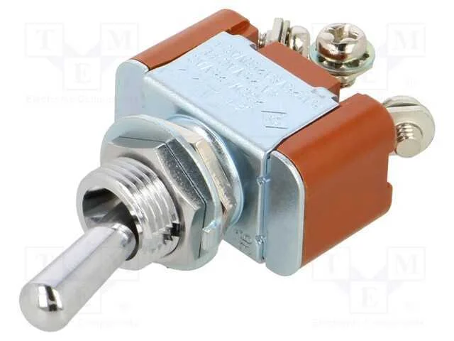 Interruptor: de Alavanca, Pos: 2, Spdt, On-On, 6a/250vac, 20a/30vdc