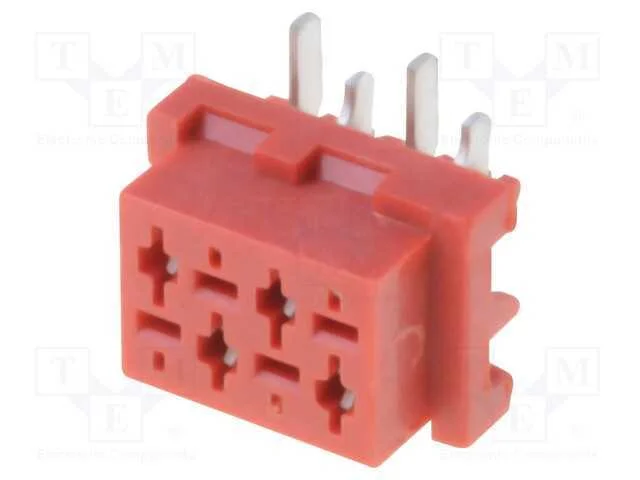 Fio-placa, tomada, f&ecirc;mea, PIN: 4, SMT, para PCB, .