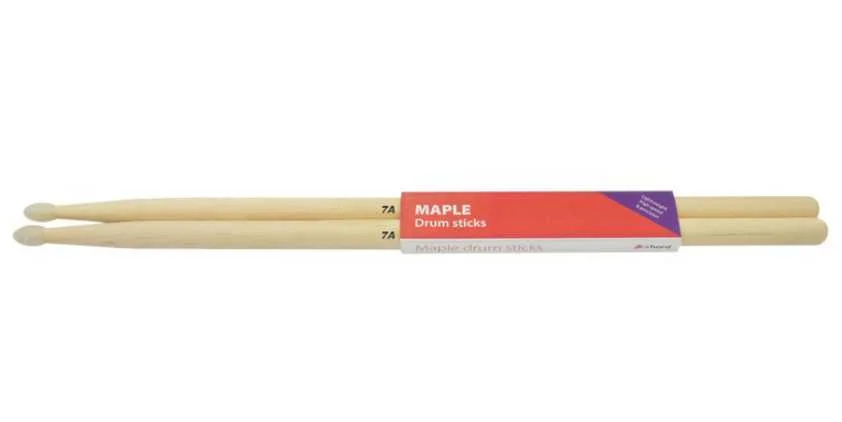 Conjunto de 2 Baquetas para Bateria - 7A - Nylon