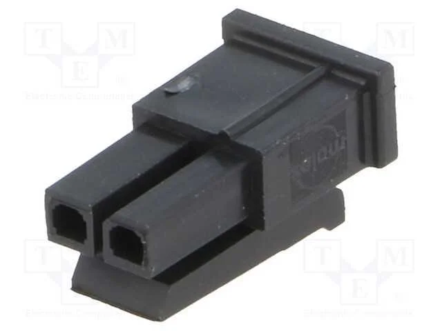 Ficha, Fio-Placa, F&ecirc;mea, Micro-Fit 3.0, 3mm, Pin: 2, Sem Contactos