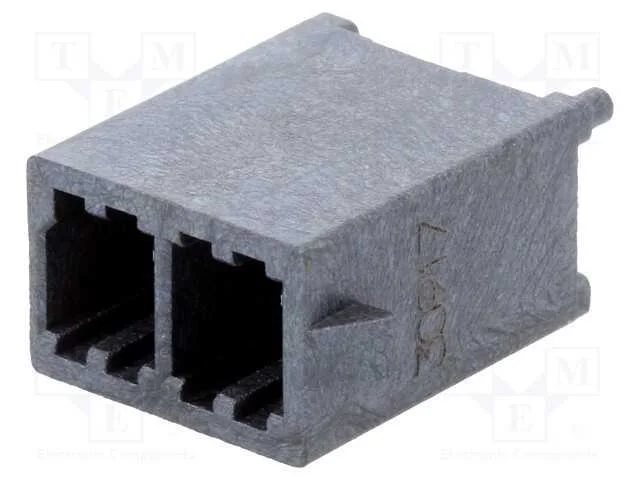 Tomada, Fio-Placa, Macho, Mega-Fit, 5,7mm, Pin: 2, Ul94v-0, 23a, Tht