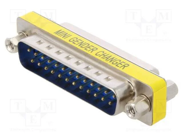 Passo: adaptador, D-Sub 25pin masculino,D-Sub 25p.