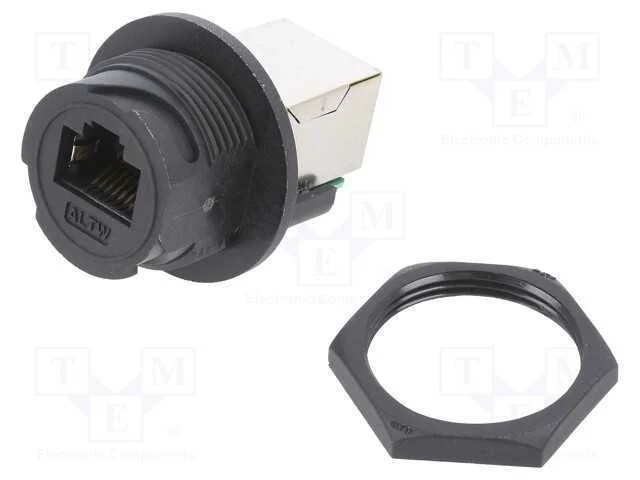 Conector, Pin: 8, Cat: 5e, Pl&aacute;stico, Sistema: 8p8c, Ip67, Simples