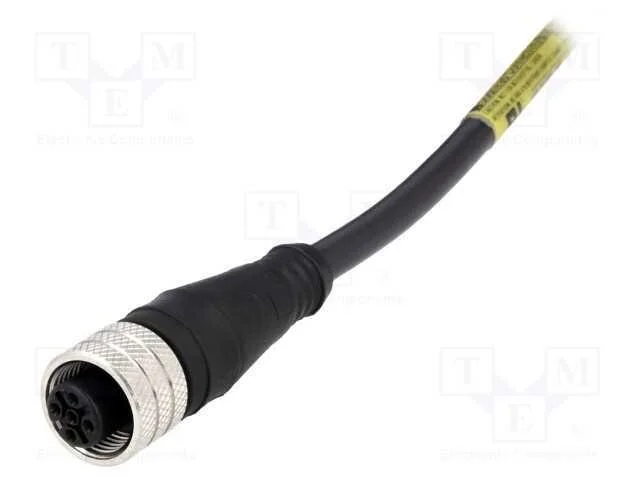 Ficha, M12, PIN: 4, f&ecirc;mea, c&oacute;digo A-DeviceNet / C.