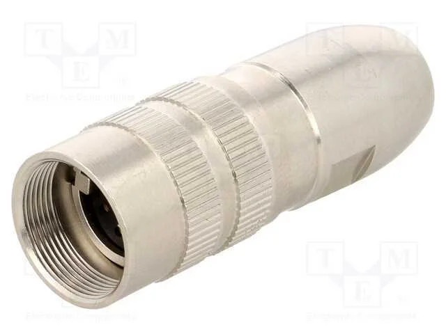 Conector: M16, Ficha, F&ecirc;mea, Solda, com Cabo, Pin: 12, 3a, 60v, Ip68