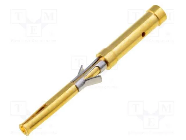Contacto, F&ecirc;mea, Lat&atilde;o, Dourado, 26awg&divide;22awg, Cerrar