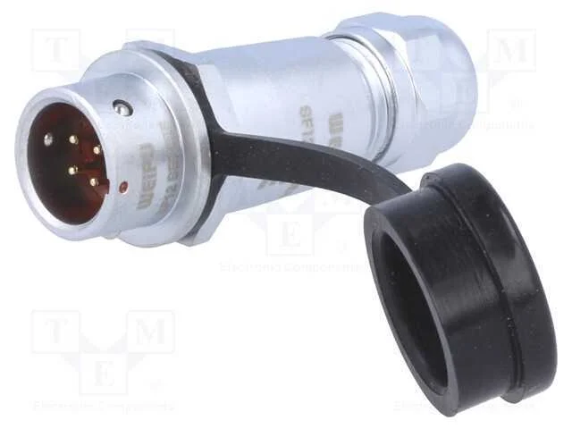 Ficha, SF12, macho, PIN: 4, IP67, 4&divide;6,5mm, 5A, so.