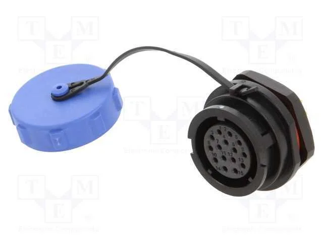 Tomada, SY21, f&ecirc;mea, PIN: 15, IP67, solda, -40&divide;85C