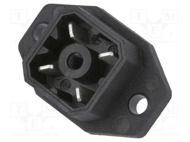 Conector: Quadrados, G, Tomada, Macho, Pin: 4, Estanhado, Ip65, Solda