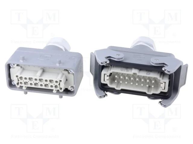 Conector: HDC, macho + f&ecirc;mea, Han Kit, PIN: 16, 1.