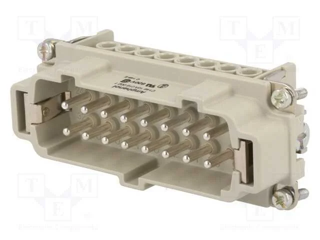 Conector: HDC, inserto de contatos, macho, C146, .