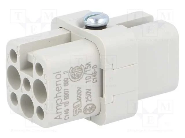 Conector: Hdc, Inserto de Contatos, F&ecirc;mea, C146,Heavymate D