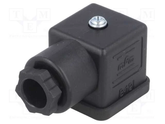 Conector: de V&aacute;lvulas, Ficha, Formato A, 18mm, F&ecirc;mea, Pin: 4, 1,5mm2