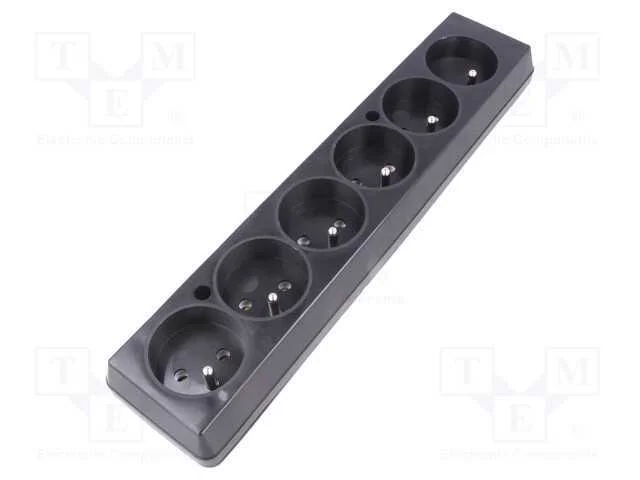 Conector: de Alimenta&ccedil;&atilde;o, F&ecirc;mea, Multiplicador, 2p+Pe, 250vac, 16a