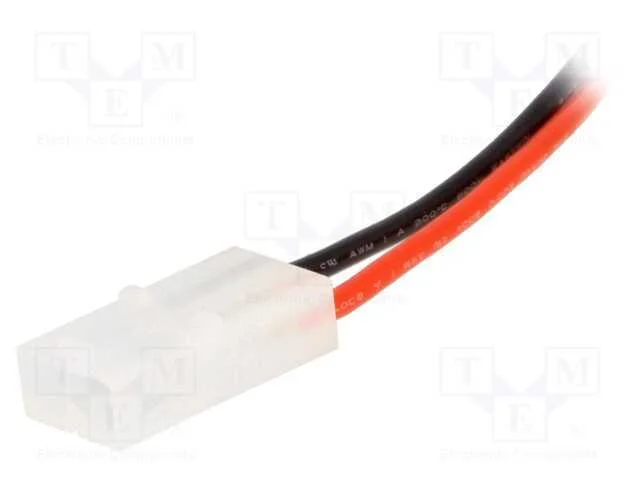 Ficha, Fio-Fio, Macho, Pin: 2, R. Contatos: 6,2mm, Compr: 0,14m