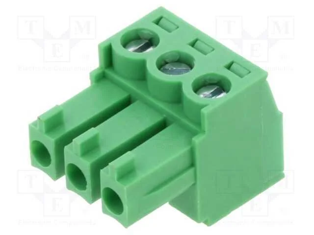 Conector: Bloco Terminal Separ&aacute;vel, Ficha, F&ecirc;mea, Simples, 300v