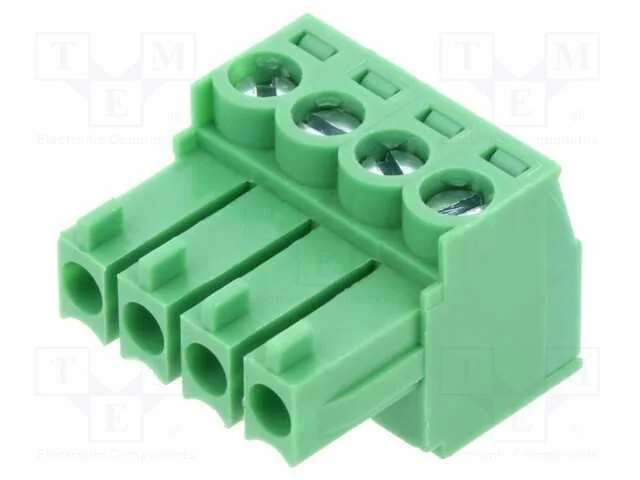 Conector: Bloco Terminal Separ&aacute;vel, Ficha, F&ecirc;mea, Simples, 300v