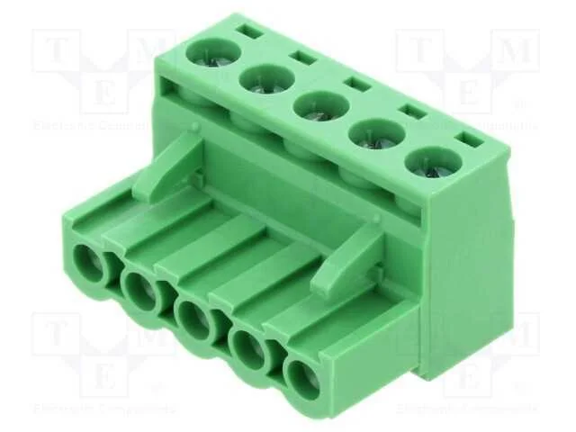 Conector: Bloco Terminal Separ&aacute;vel, Ficha, F&ecirc;mea, Simples, 300v
