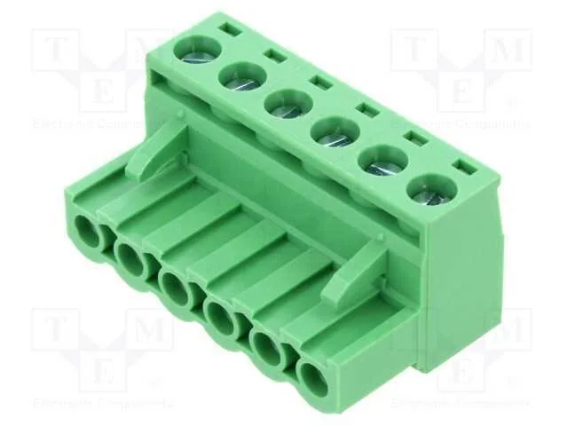 Conector: Bloco Terminal Separ&aacute;vel, Ficha, F&ecirc;mea, Simples, 300v