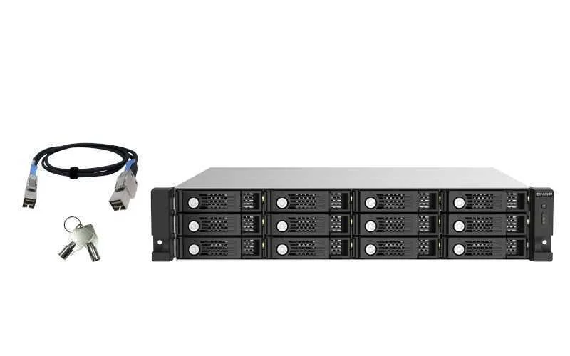 QNAP TL-R1220SEP-RP COMPARTIMENTO HDD/SSD PRETO, .