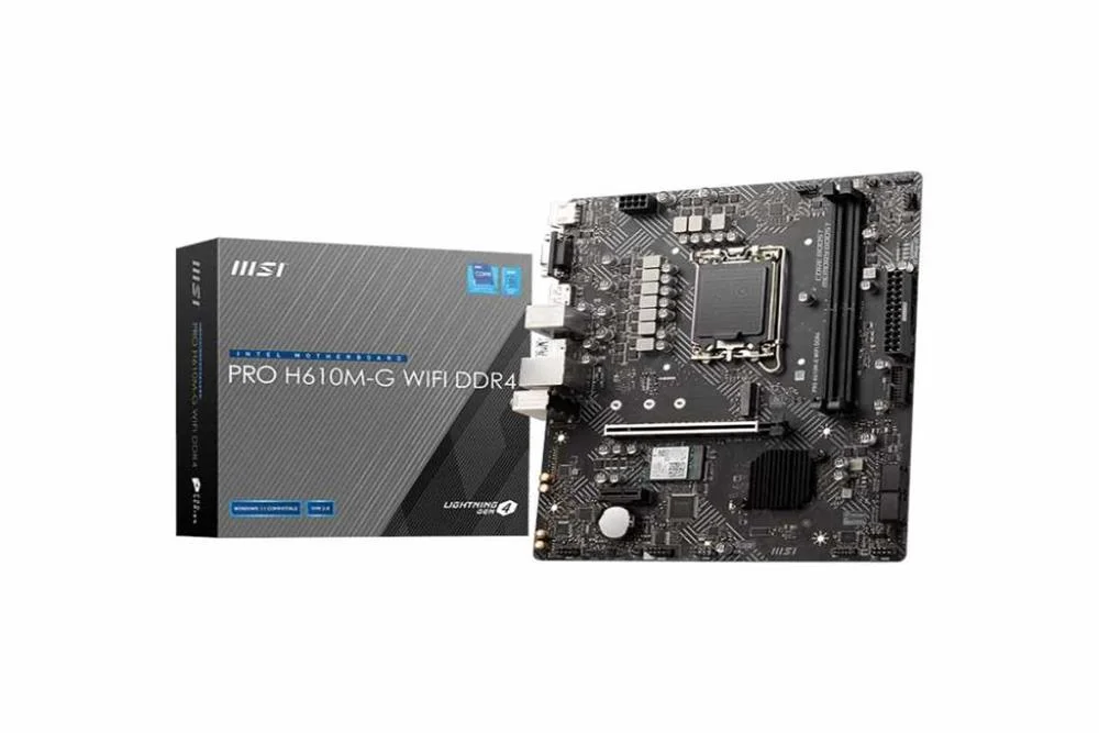 Motherboard Msi Pro H610m-G Wifi Ddr4 Intel H610 Lga 1700 