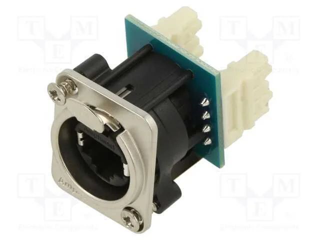 Xlrnet D Type Cat6, Nickel Finish, Punchdown Idc 110