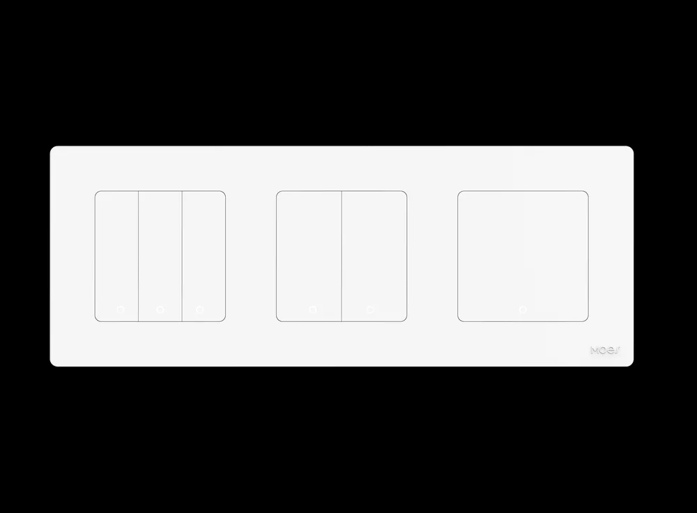 Frame de parede para 3 m&oacute;dulos S&eacute;rie Ring Star