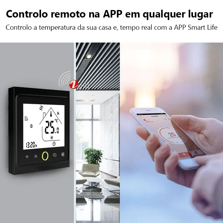 Termostato Controlador Zigbee P/ Caldeira Ou Bomba