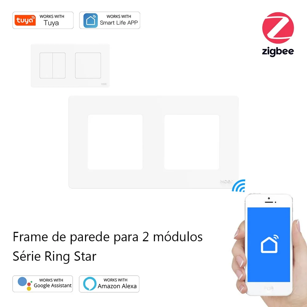 Disjuntor Din Zigbee 1p-100a e Monitor de Energia