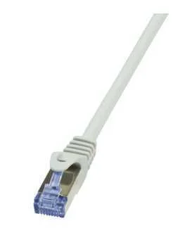 Logilink Patchkabel Cat6a  S/Ftp Awg26 Pimf 15,00m Grau