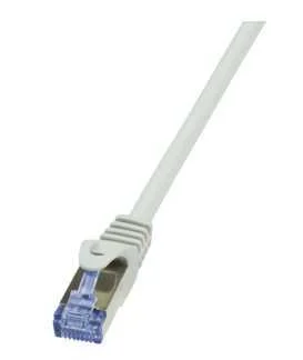 Logilink Patchkabel Cat6a  S/Ftp Awg26 Pimf 15,00m Grau