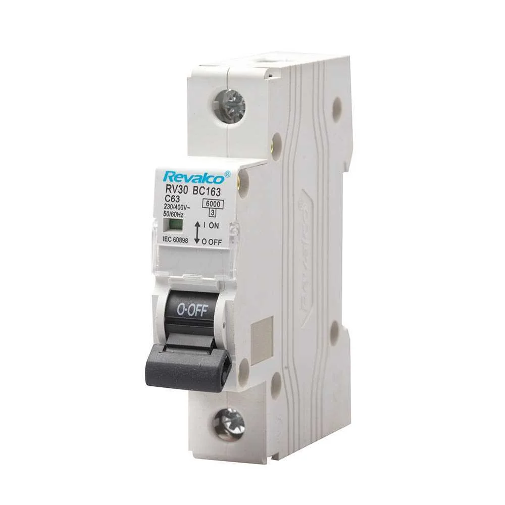 Disjuntor Magnetot&eacute;rmico Revalco 1 Polo 6a C 6