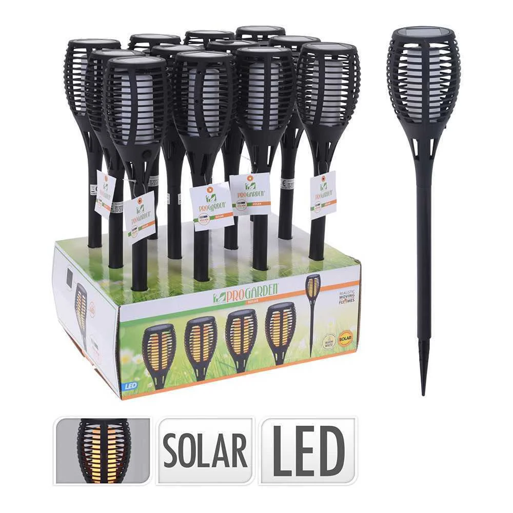 Tocha Solar Efeito Chama