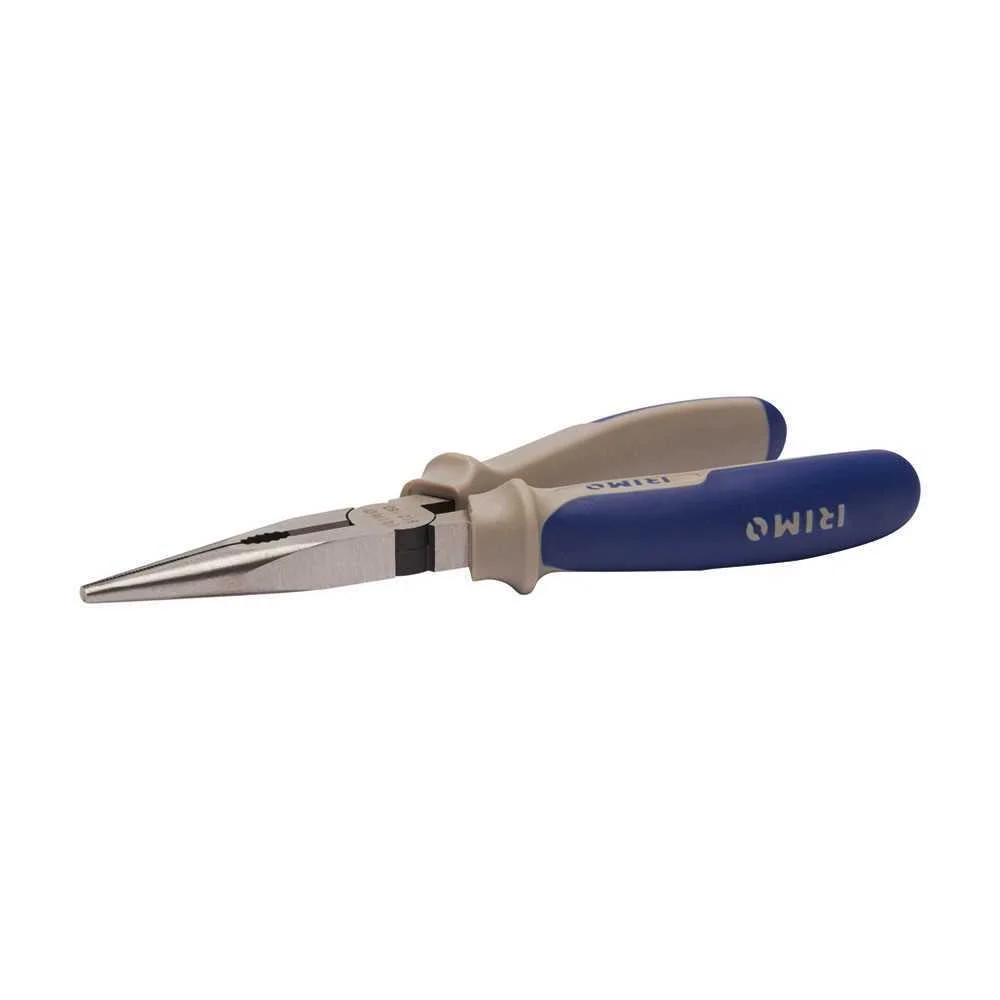 Alicate Ponta Semi Redonda com Cabo Bimaterial 161mm 612-160-1 Irimo