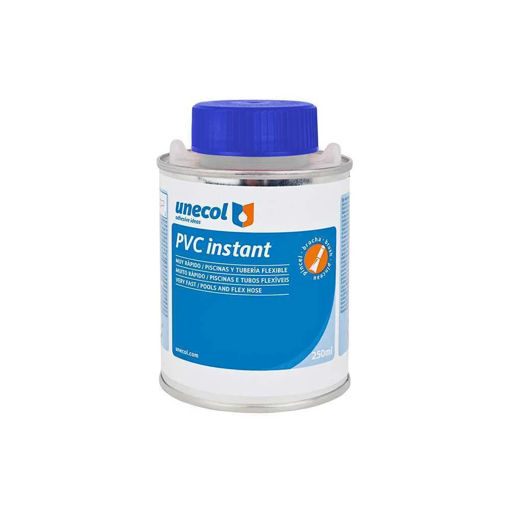 Pvc Instant, Embalagem Met&aacute;lica 250ml com Pincel A2011 Unecol