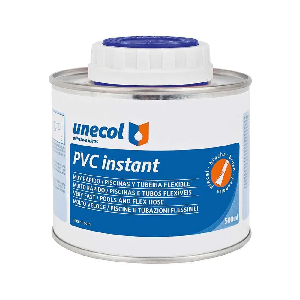 Pvc Instant, Embalagem Met&aacute;lica 500ml com Pincel A2053 Unecol