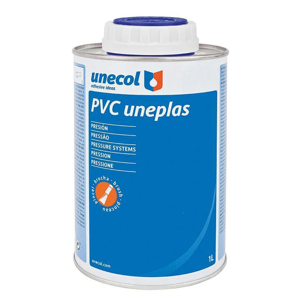 Pvc Uneplas, Embalagem Met&aacute;lica 1l com Pincel A2040 Unecol