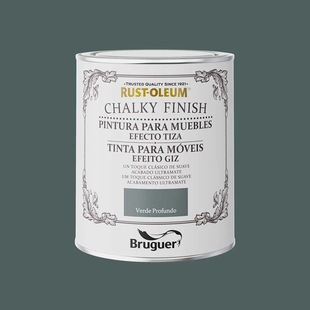 Rust-Oleum Chalky Acabamento M&oacute;veis Verde Profund.