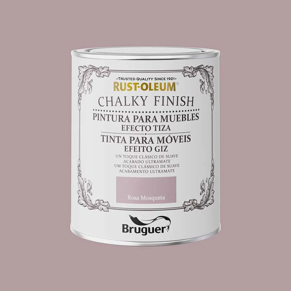 Rust-Oleum Chalky Acabamento M&oacute;veis Rosa Mosqueta.