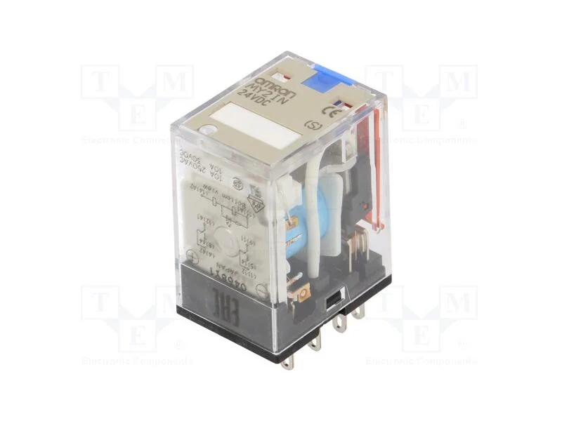Rel&eacute;: Eletromagn&eacute;tico, Dpdt, 24vdc, Icontactos Max: 5a, Industrial