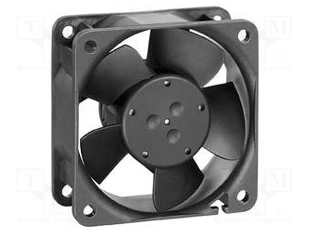 Ventilador: DC, transversal, 12VDC, 60x60x25mm, 4.