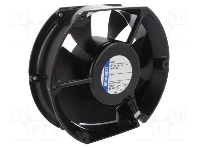 Ventilador: DC, transversal, 24VDC, 172x150x51mm,.