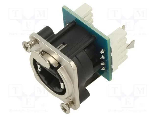 Xlrnet D Type Idc Terminals Cat6, Black