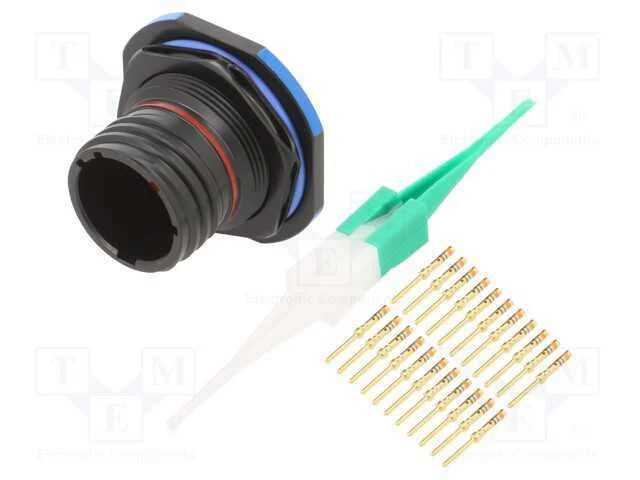 Conector: militar, tamanho 13, MIL-DTL-38999 Seri.