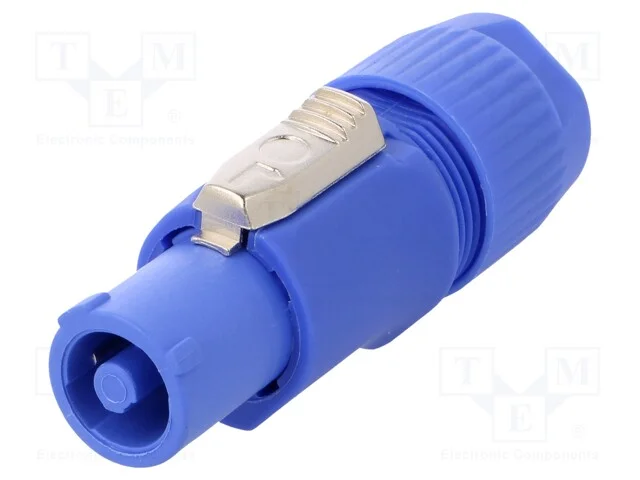 Conector: Redondos, Macho, Cliffcon-P, 20a, 250vac, com Cabo, Azul