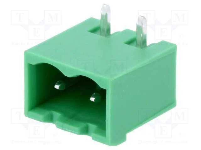 Bloco Terminal Separ&aacute;vel, 5,08mm, Faixas: 2, Angulares 90, Macho